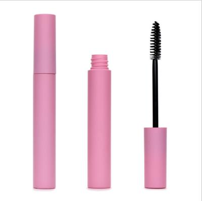 China Lip Gloss Mascara Applicator Eyelash Tube Transparent Clear Custom Wrapping Design Around Empty Lip Gloss Tube With Wand Brush for sale