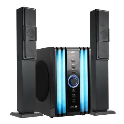 China Wireless System Blue-tooth USB SD FM hometheater speaker and 2.1 channel speaker for party or movie speaker for sale