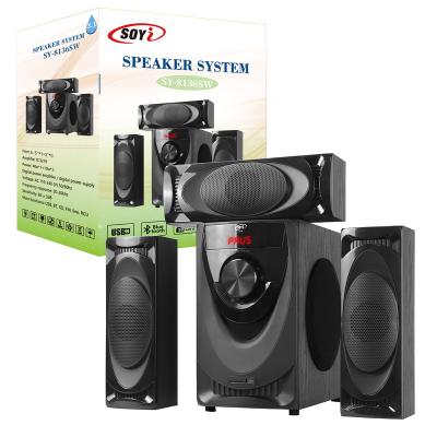 China Wireless System 3.1 Home Theater Speaker USB Cabinet Home Theater Wireless Remote Wooden Home Theater System for sale