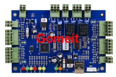 China Automatisch Netwerk Twee het Configuratiescherm Bidirectioneel TCP met 16 bits/IP 161 x 107mm van de Deurtoegang Te koop