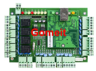 China Manera de cuatro puertas TCP/IP 160 x 106m m del BRAZO uno del panel 32bit del control de acceso de la puerta en venta