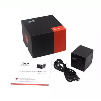 China Pico Best Gift Smallest Unic P1S Pocket DLP Linux Handheld Portable Battery Built In Mini Projectors Cube for sale