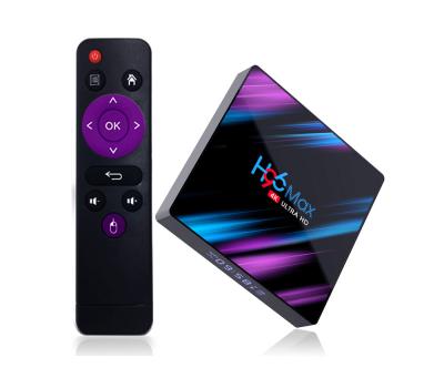 China Android 9 Smart Box H96 Max Android Tv Box Rk 3318 4gb 128gb 32gb 4K Original Android 9.0 Set Top Box for sale