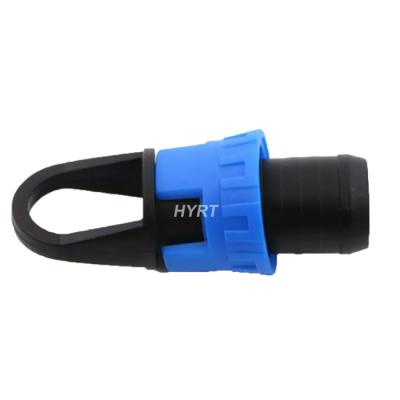 China High quality 16mm Agriculture farm Drip Irrigation system  Connector Fitting lock ring end plugs for sale