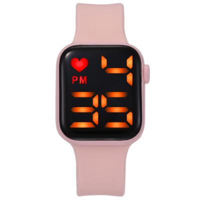 China Hot Selling Fashion Alarm Fashion Unisex Silicone Sports Silicone Electronic Digital Watch for sale