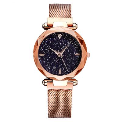 China Alarm In Running Star Ladies Strap Magnet Buckle Milanese Fashion Quartz Watch for sale