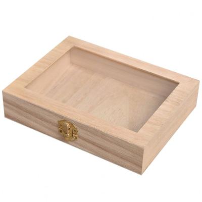 China Custom Wooden Decorative Box Farmhouse Decorative Box Mail Rack China Table Top Decor Box for sale