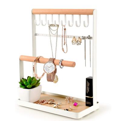 China Small Travel Jewelry Organizer Eco - Friendly Jewelry Stand Luxury Holder Jewelry Showcase for sale