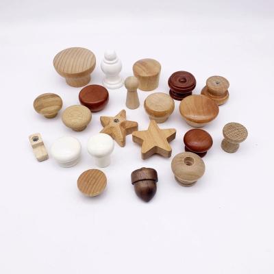 China Modern Furniture Handles New Cabinet Furniture Accessories Wooden Handles Pull for sale