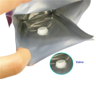 China Moisture Proof Side Seal Aluminum Foil Bag 250g Coffee Food Plastic Bag Packaging Bag With Valve for sale