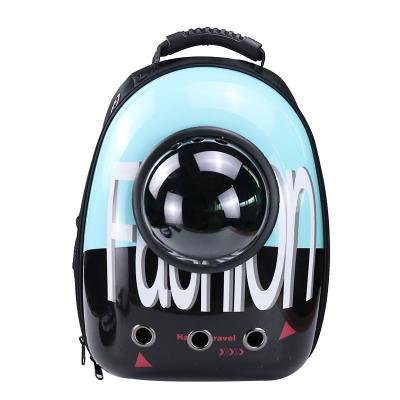 China Viable Pet Backpack Outside Bag Portable Pet Cat Carrier Bag Capsule Space Backpack Breathable Cat Bag for sale