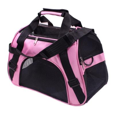 China Viable Portable Pet Carrier Travel Carrier Foldable Pet Bag Airline Approved Cat Carrier Dog for sale