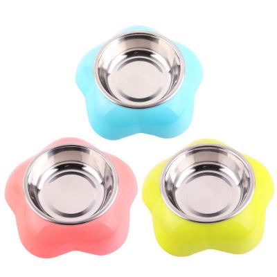 China Stainless Steel Viable Wholesale Dog Food and Water Bowl Large/Small Breed Non Slip Pet Bowl for sale