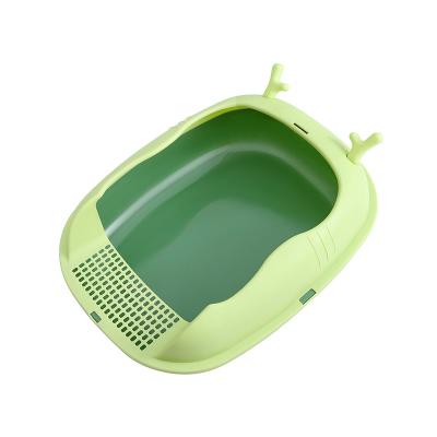 China Wholesale Plastic Viable Cat Toilet Cat Litter Box Large Set of Cat Litter Tray Scoop Shovel for sale