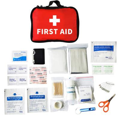 China First Aid Kit Bag Portable Medium Medical Household First Aid Trauma First Aid Bag CE Approved First Aid Kit With Supplies for sale