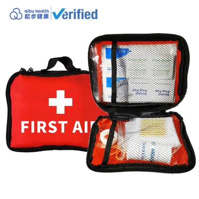 China Factory Medical Outdoor Wholesale Promotion Red Medical Waterproof First Aid Kit Travel First Aid Kit Household First Aid Kit Pouch for sale