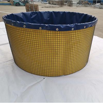 China Easy Assembly Factory Price 5000liter Water Tank Custom Cheap Plastic Pond Plastic Pond For Fish Farming Tank Fish Container Growing Tank for sale