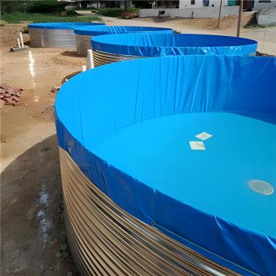 China Easy Assembly Equipment 5000l Agricultural Fish Pond Plastic Round Form Fish Farm Tank for sale