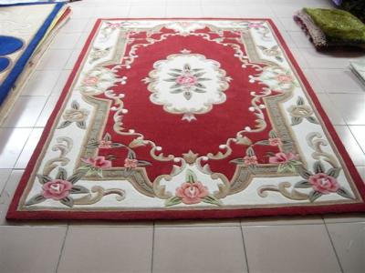 China Traditional Design Flower Handtufted Acrylic Carpet for sale