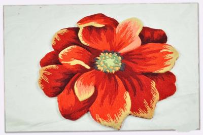 China Beautiful Blooming Flowers Handtufted Acrylic Carpet and Rug for sale