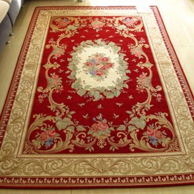 China Luxury Style Computer Jaquard Machine Made Carpet Anti-Slip Backing Flower Rugs for sale