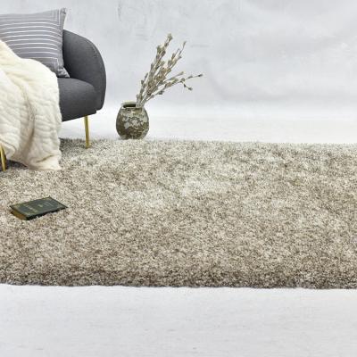 China Decorative multi-color polyester loose twist shaggy rug with classic colors and style for sale