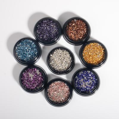 China Easy Apply 2020 ASIANAIL Factory New Rhinestone Nail Art Crystal Sand Directly for sale