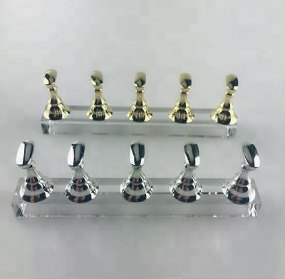 China New Product Diamond Crystal Artificial Cute Crystal Nail Art Tips Display Rack Manicure And Pedicure Set for sale