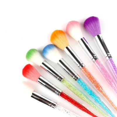 China Professional Colorful NAIL Nail Art Brush Tool Nail Art Makeup Brush For Cleaning Nail Dust for sale