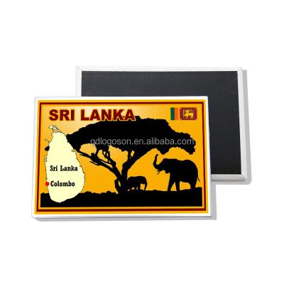 China Custom Made Sri Lanka Oceans Sunset Landscape Fridge Magnets Tourist Sri Lanka Fridge Magnet Souvenir Souvenir Gift Nickel Free for sale