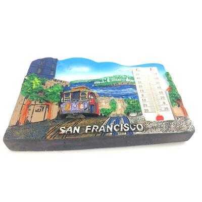 China Souvenir/Promotion/Gift Handmade 3D Polyresin San Made To Order Francisco Souvenirs Fridge Magnets for sale