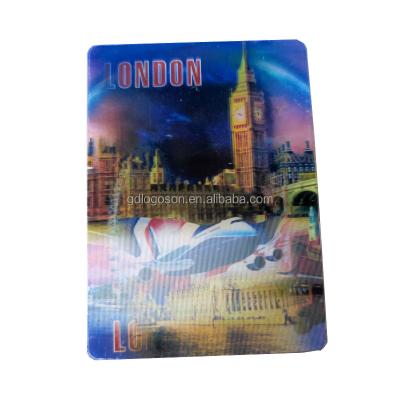 China Shape New Benchmark Magnets London Magic Zoom Custom 3D Lenticular Effect Printing Souvenir Gift Fridge Magnet for sale