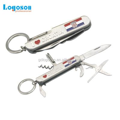 China Viable Multifunctional Pocket Master Chain Knife With Multitool Can And Bottle Opener Sets Love Croatia Bottle Opener I for sale