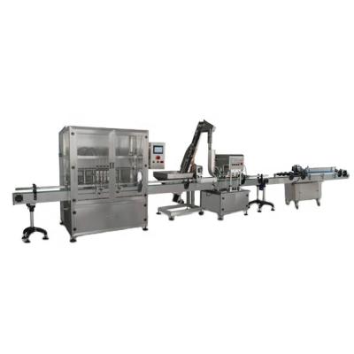 China Automatic Food Tomato Sauce Filling Capping Labeling Machine Production Line for sale