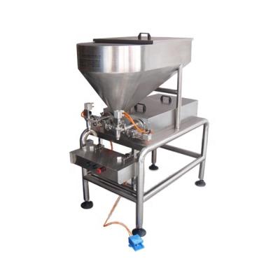 China Food Double-heads Semi-automatic Sauce/Jam/Sesame/Honey Filling Machine for sale