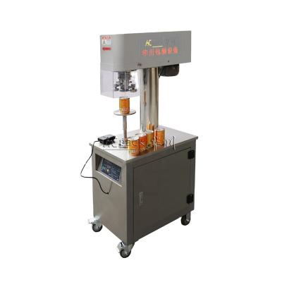 China Semi Automatic HC Food Can Sealing Machine For Round Tin Cans Seamer for sale