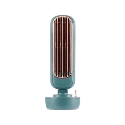 China Quiet Desktop Humidifier Fan USB2 Strong Wind IN 1 Water Spraying Fan Retro Tower Air Conditioner Ultrasonic Humidifier Fan for sale