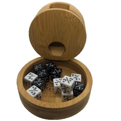 China Nian Diceworks Mini Dice Tower Dungeon Board Games and Dragons DND Wooden Dice Tower for sale