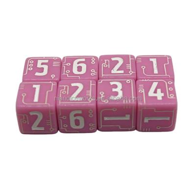 China Cube volume engrave d6 pattern die set for sale