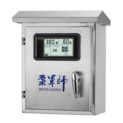 China Other 25HP/380VAC Smart Electric LCD Display Sump Pump Single Control Panel For Water Level Monitoring for sale