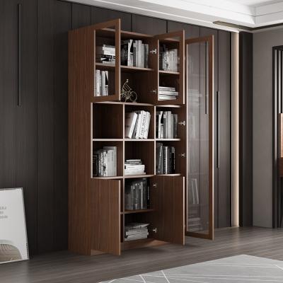 China Other Hot Sale High Quality MDF Storage Bookcase Wooden Shelf For Hotel Home Office for sale