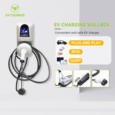 China New China-chic 7.2kw Car Charger Ev Wallbox 32a RFID AC EV Charger Electric Vehicle Home Charging Station for sale