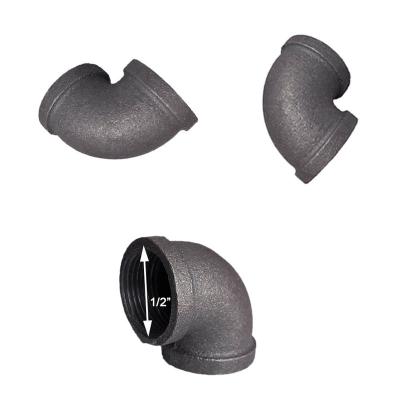 China Inch Gray Elbow, Malleable Iron Pipe Fittings 1/2 Fittings for sale