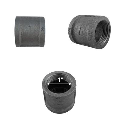 China Pipe lines connect 1 inch Gray Coupling, malleable iron pipe fittings for sale