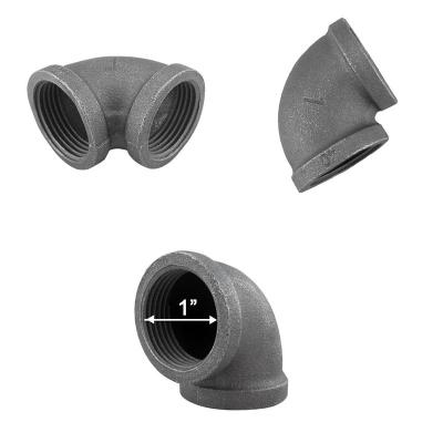 China 1 inch Gray Elbow fittings, malleable iron pipe fittings for sale