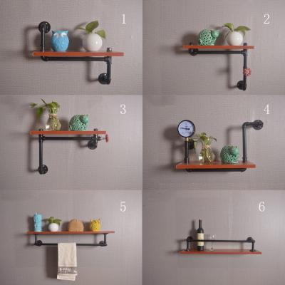 China Minimalist uniterm personality style pipe decoration shelf partition, restaurant industrial bar and shelf for sale