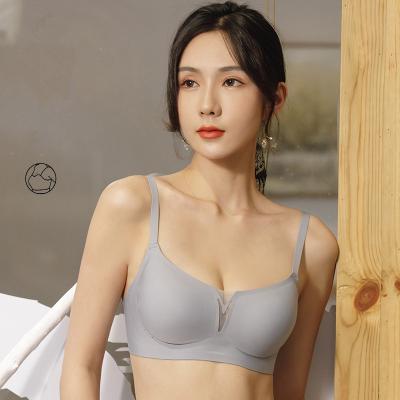 China New Style Back Closure Solid Color Fashion Jelly Mesh Woman Adjustable Lightweight Bra One Piece Bra Size 32 for sale