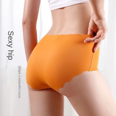 China High Quality Women's High Quality Panties Silk Pure Thin Section Women's Breathable High Waist Abdomen Ice Summer Hip Lift Cotton Panties for sale