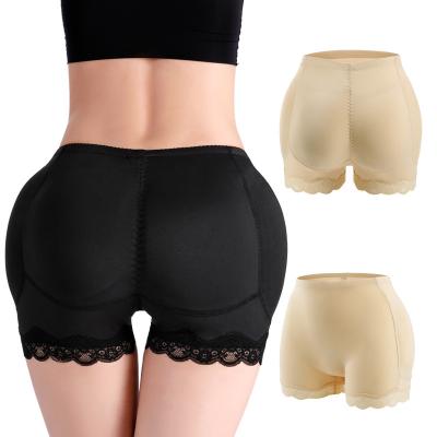 China Women's Breathable Hips Bottoming Pants Waist Corset Hip-Lifting Body Sculpting Underwear Lace Booty Lifter Padded Panties for sale