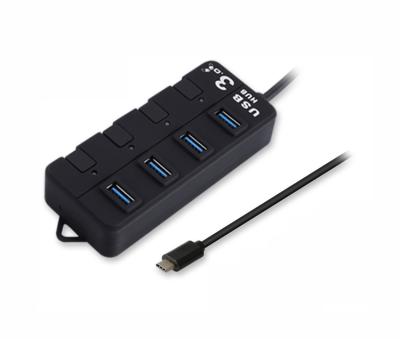 China factory 11 wholesales port 4 type c usb 3.1 usb hub 11*4.3*2.1cm for sale